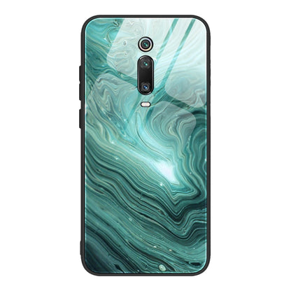 Marble Pattern Glass Protective Case, For Xiaomi Redmi K20 / K20 Pro / Mi 9T, For Xiaomi Redmi Note 9, For Xiaomi Redmi Note 9S / Note 9 Pro