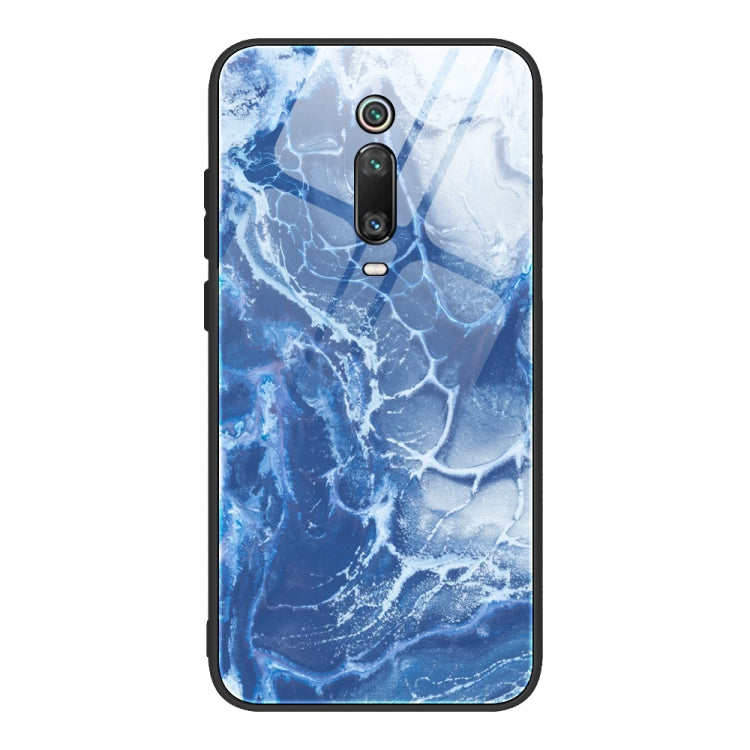 Marble Pattern Glass Protective Case, For Xiaomi Redmi K20 / K20 Pro / Mi 9T, For Xiaomi Redmi Note 9, For Xiaomi Redmi Note 9S / Note 9 Pro