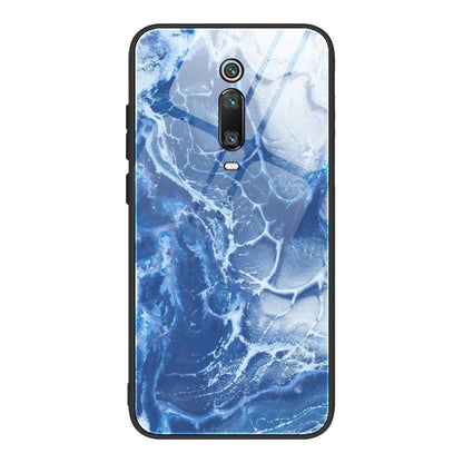 Marble Pattern Glass Protective Case, For Xiaomi Redmi K20 / K20 Pro / Mi 9T, For Xiaomi Redmi Note 9, For Xiaomi Redmi Note 9S / Note 9 Pro