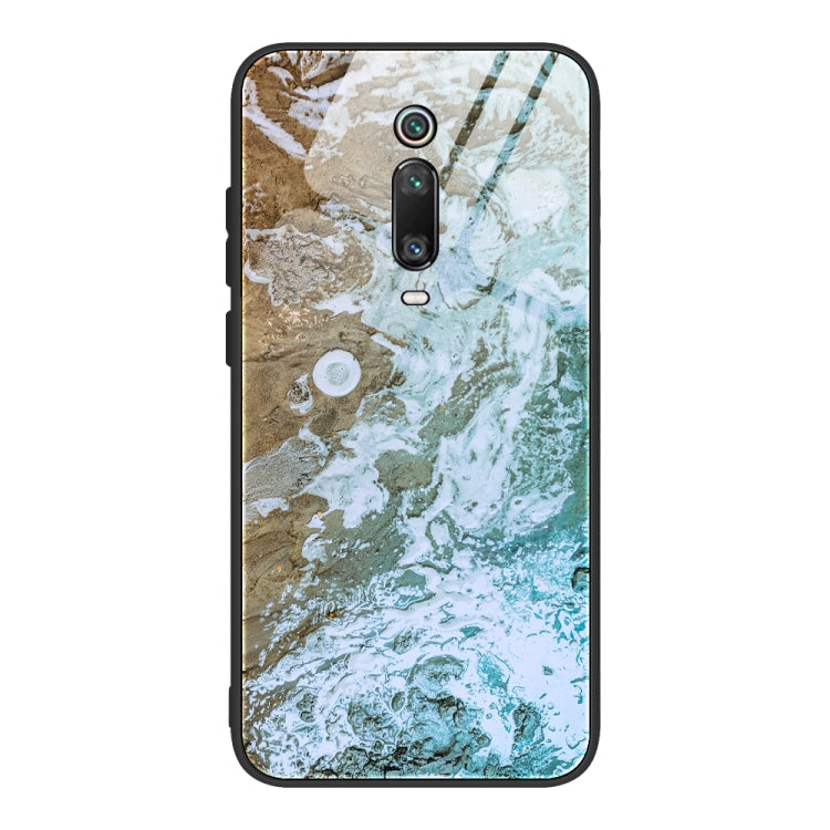 Marble Pattern Glass Protective Case, For Xiaomi Redmi K20 / K20 Pro / Mi 9T, For Xiaomi Redmi Note 9, For Xiaomi Redmi Note 9S / Note 9 Pro