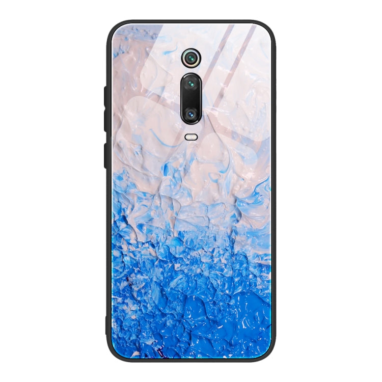 Marble Pattern Glass Protective Case, For Xiaomi Redmi K20 / K20 Pro / Mi 9T, For Xiaomi Redmi Note 9, For Xiaomi Redmi Note 9S / Note 9 Pro