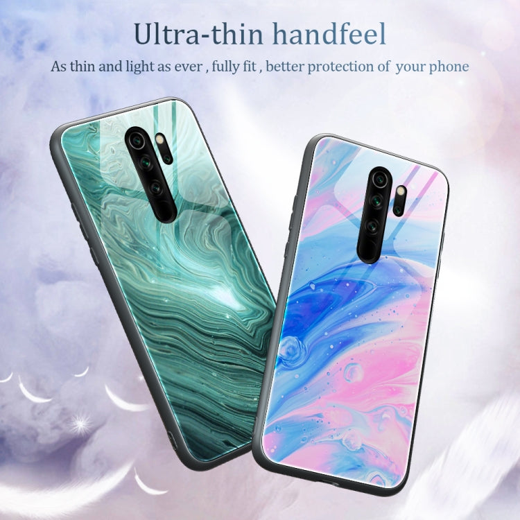 Marble Pattern Glass Protective Case, For Xiaomi Redmi Note 8 Pro, For Xiaomi Redmi Note 8T