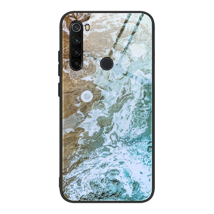 Marble Pattern Glass Protective Case, For Xiaomi Redmi Note 8 Pro, For Xiaomi Redmi Note 8T