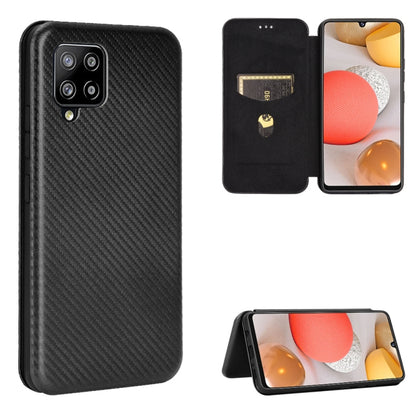 Carbon Fiber Texture Magnetic Horizontal Flip TPU + PC + PU Leather Case with Card Slot, For OPPO Realme V3, For Samsung Galaxy A42 5G, For Vivo Y20 / Y20i (Indian), For Xiaomi Poco X3 NFC