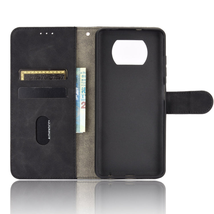 Solid Color Skin Feel Magnetic Buckle Horizontal Flip Calf Texture PU Leather Case with Holder & Card Slots & Wallet, For Xiaomi Poco X3 NFC, For Xiaomi Redmi K30 Ultra