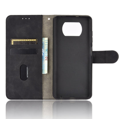 Solid Color Skin Feel Magnetic Buckle Horizontal Flip Calf Texture PU Leather Case with Holder & Card Slots & Wallet, For Xiaomi Poco X3 NFC, For Xiaomi Redmi K30 Ultra