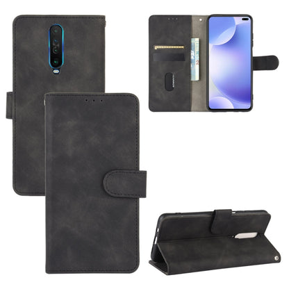 Solid Color Skin Feel Magnetic Buckle Horizontal Flip Calf Texture PU Leather Case with Holder & Card Slots & Wallet, For Xiaomi Poco X3 NFC, For Xiaomi Redmi K30 Ultra