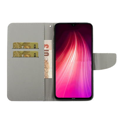 Coloured Drawing Pattern Horizontal Flip PU Leather Case with Holder & Card Slots & Wallet & Lanyard, For Xiaomi Redmi Note 8 Pro, For Xiaomi Redmi Note 8T