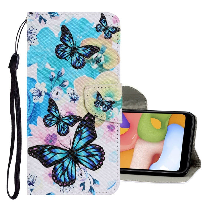Coloured Drawing Pattern Horizontal Flip PU Leather Case with Holder & Card Slots & Wallet & Lanyard, For Xiaomi Redmi Note 9