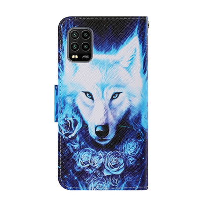 Coloured Drawing Pattern Horizontal Flip PU Leather Case with Holder & Card Slots & Wallet & Lanyard, For Xiaomi Mi 10 Lite