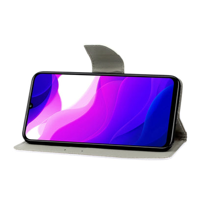 Coloured Drawing Pattern Horizontal Flip PU Leather Case with Holder & Card Slots & Wallet & Lanyard, For Xiaomi Mi 10 Lite