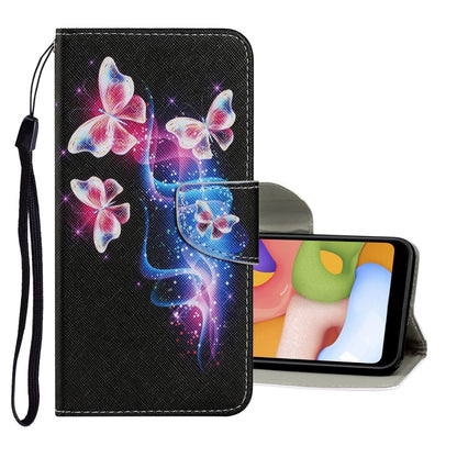 Coloured Drawing Pattern Horizontal Flip PU Leather Case with Holder & Card Slots & Wallet & Lanyard, For Xiaomi Note 10 Lite / Note 10 Pro