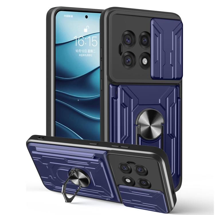 Sliding Camshield TPU+PC Phone Case with Card Slot, For OnePlus 15 5G, For OnePlus 13R 5G, For OnePlus 13 5G