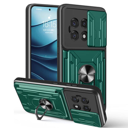 Sliding Camshield TPU+PC Phone Case with Card Slot, For OnePlus 15 5G, For OnePlus 13R 5G, For OnePlus 13 5G