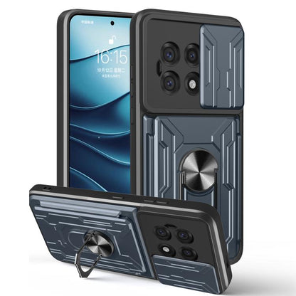 Sliding Camshield TPU+PC Phone Case with Card Slot, For OnePlus 15 5G, For OnePlus 13R 5G, For OnePlus 13 5G