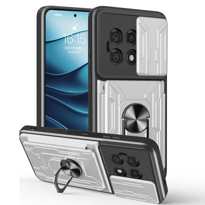 Sliding Camshield TPU+PC Phone Case with Card Slot, For OnePlus 15 5G, For OnePlus 13R 5G, For OnePlus 13 5G
