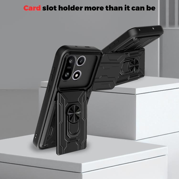 Sliding Camshield TPU+PC Phone Case with Card Slot, For OnePlus 15 5G, For OnePlus 13R 5G, For OnePlus 13 5G