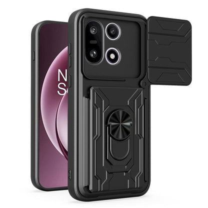 Sliding Camshield TPU+PC Phone Case with Card Slot, For OnePlus 15 5G, For OnePlus 13R 5G, For OnePlus 13 5G