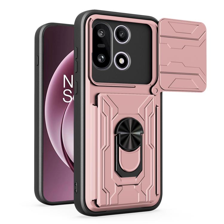 Sliding Camshield TPU+PC Phone Case with Card Slot, For OnePlus 15 5G, For OnePlus 13R 5G, For OnePlus 13 5G