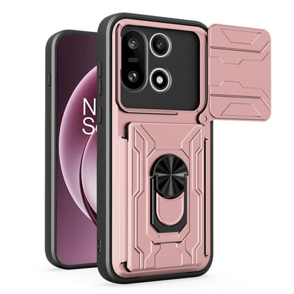 Sliding Camshield TPU+PC Phone Case with Card Slot, For OnePlus 15 5G, For OnePlus 13R 5G, For OnePlus 13 5G