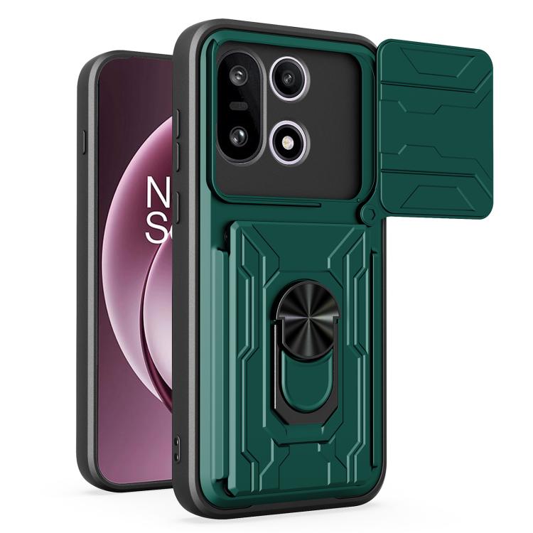 Sliding Camshield TPU+PC Phone Case with Card Slot, For OnePlus 15 5G, For OnePlus 13R 5G, For OnePlus 13 5G