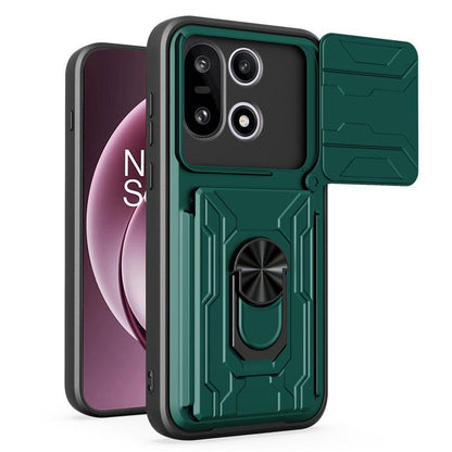 Sliding Camshield TPU+PC Phone Case with Card Slot, For OnePlus 15 5G, For OnePlus 13R 5G, For OnePlus 13 5G
