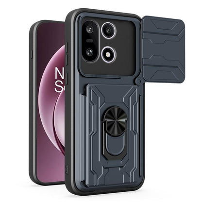 Sliding Camshield TPU+PC Phone Case with Card Slot, For OnePlus 15 5G, For OnePlus 13R 5G, For OnePlus 13 5G