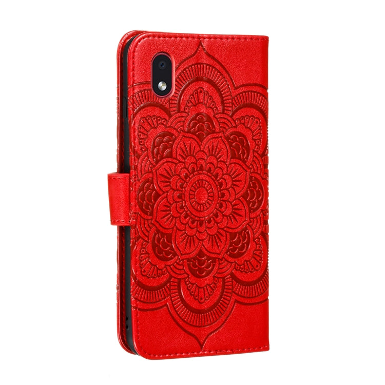 Mandala Embossing Pattern Horizontal Flip PU Leather Case with Holder & Card Slots & Walle & Lanyard, For Samsung Galaxy A01 Core, For Xiaomi Mi Note10 Lite, For Samsung Galaxy M31s