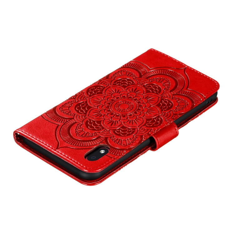 Mandala Embossing Pattern Horizontal Flip PU Leather Case with Holder & Card Slots & Walle & Lanyard, For Samsung Galaxy A01 Core, For Xiaomi Mi Note10 Lite, For Samsung Galaxy M31s