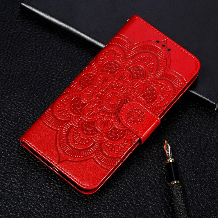 Mandala Embossing Pattern Horizontal Flip PU Leather Case with Holder & Card Slots & Walle & Lanyard, For Samsung Galaxy A01 Core, For Xiaomi Mi Note10 Lite, For Samsung Galaxy M31s