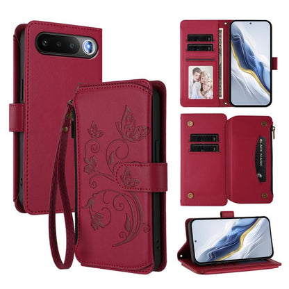 Butterfly Love Flower Multi-card Zipper Wallet Leather Phone Case, For Realme P4 Power 4G, For Realme Note 80 4G Global, For Realme 16 5G Global
