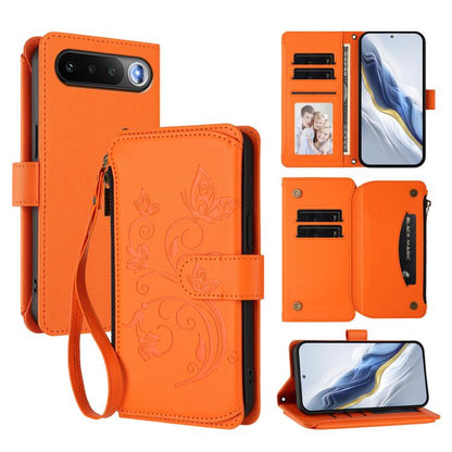 Butterfly Love Flower Multi-card Zipper Wallet Leather Phone Case, For Realme P4 Power 4G, For Realme Note 80 4G Global, For Realme 16 5G Global