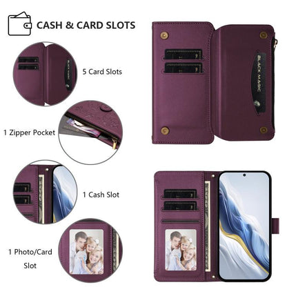 Butterfly Love Flower Multi-card Zipper Wallet Leather Phone Case, For Realme P4 Power 4G, For Realme Note 80 4G Global, For Realme 16 5G Global