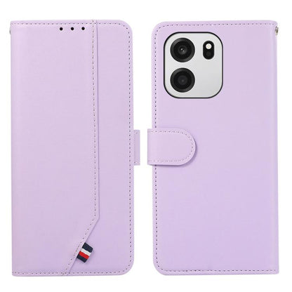 ABEEL Delicate Texture Splicing RFID Leather Phone Case, For OnePlus Nord CE6 Lite 5G Global, For OnePlus Ace 6 Ultra, For OnePlus 15T, For OnePlus Turbo 6V / Turbo 6
