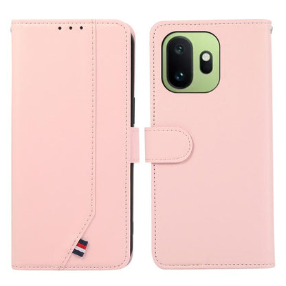 ABEEL Delicate Texture Splicing RFID Leather Phone Case, For OnePlus Nord CE6 Lite 5G Global, For OnePlus Ace 6 Ultra, For OnePlus 15T, For OnePlus Turbo 6V / Turbo 6
