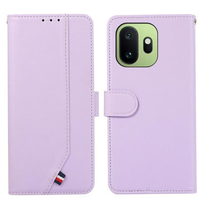 ABEEL Delicate Texture Splicing RFID Leather Phone Case, For OnePlus Nord CE6 Lite 5G Global, For OnePlus Ace 6 Ultra, For OnePlus 15T, For OnePlus Turbo 6V / Turbo 6