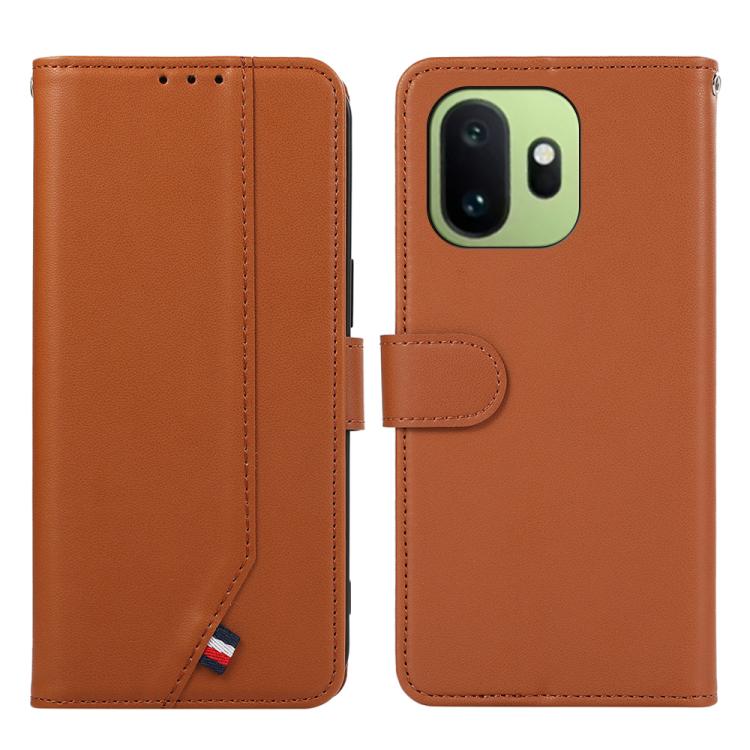 ABEEL Delicate Texture Splicing RFID Leather Phone Case, For OnePlus Nord CE6 Lite 5G Global, For OnePlus Ace 6 Ultra, For OnePlus 15T, For OnePlus Turbo 6V / Turbo 6