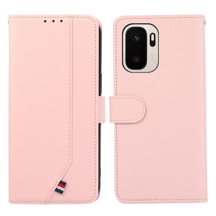 ABEEL Delicate Texture Splicing RFID Leather Phone Case, For OnePlus Nord CE6 Lite 5G Global, For OnePlus Ace 6 Ultra, For OnePlus 15T, For OnePlus Turbo 6V / Turbo 6