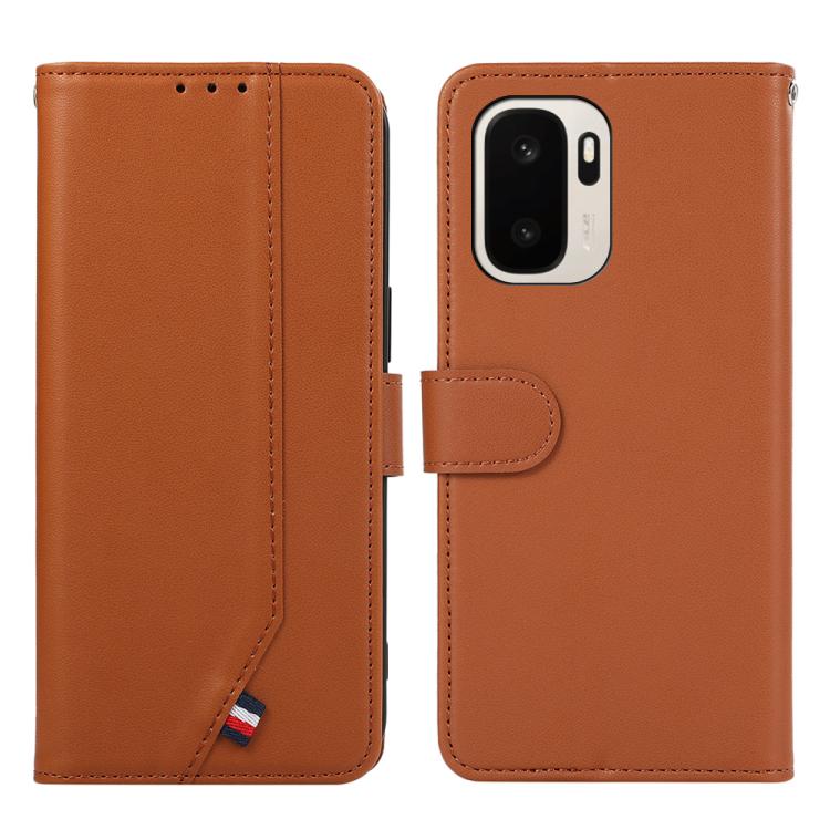 ABEEL Delicate Texture Splicing RFID Leather Phone Case, For OnePlus Nord CE6 Lite 5G Global, For OnePlus Ace 6 Ultra, For OnePlus 15T, For OnePlus Turbo 6V / Turbo 6