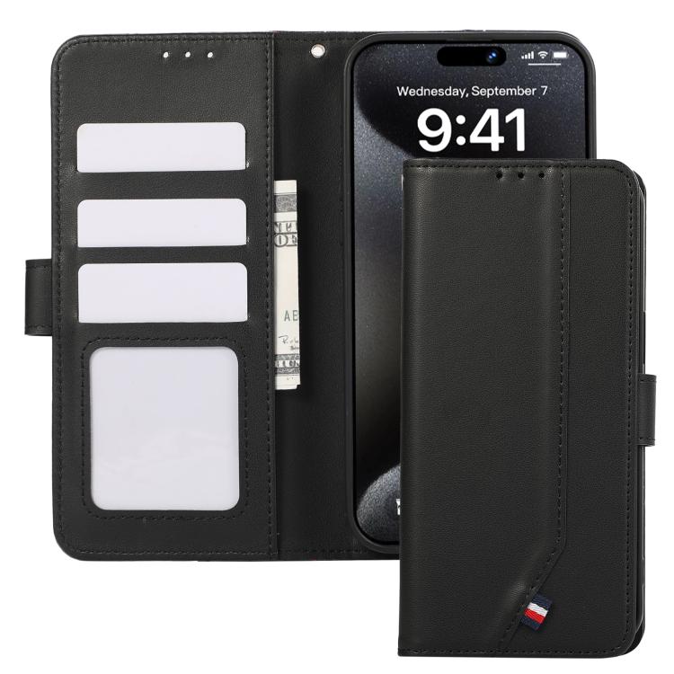 ABEEL Delicate Texture Splicing RFID Leather Phone Case, For OnePlus Nord CE6 Lite 5G Global, For OnePlus Ace 6 Ultra, For OnePlus 15T, For OnePlus Turbo 6V / Turbo 6