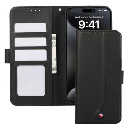 ABEEL Delicate Texture Splicing RFID Leather Phone Case, For OnePlus Nord CE6 Lite 5G Global, For OnePlus Ace 6 Ultra, For OnePlus 15T, For OnePlus Turbo 6V / Turbo 6