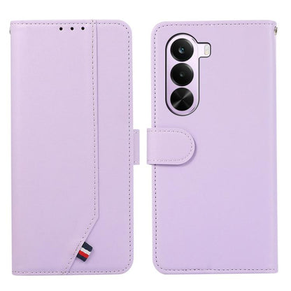 ABEEL Delicate Texture Splicing RFID Leather Phone Case, For OnePlus Nord CE6 Lite 5G Global, For OnePlus Ace 6 Ultra, For OnePlus 15T, For OnePlus Turbo 6V / Turbo 6
