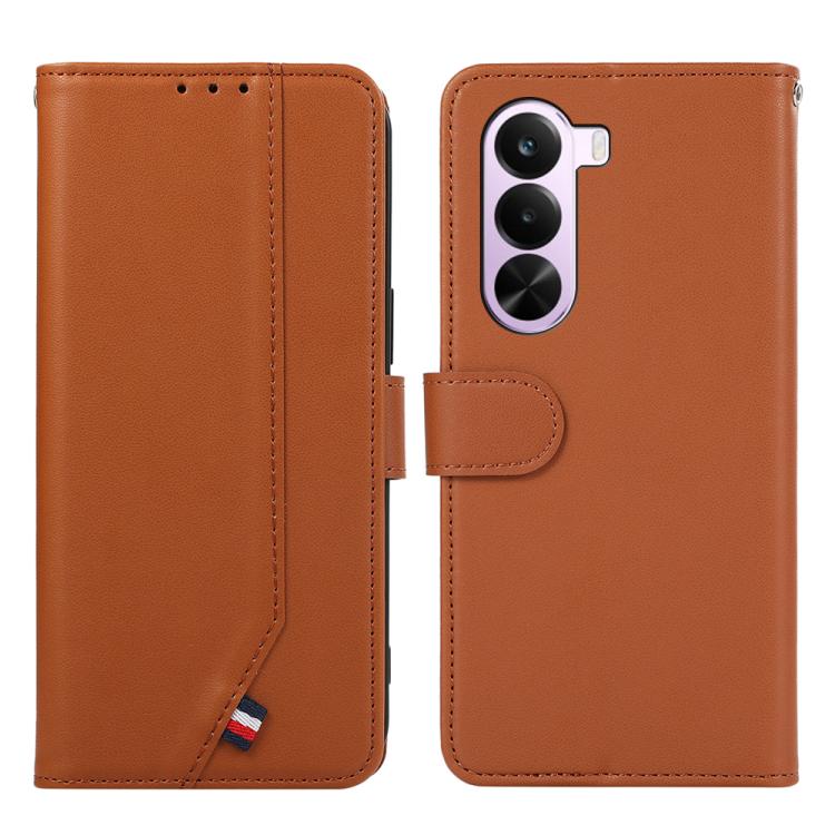 ABEEL Delicate Texture Splicing RFID Leather Phone Case, For OnePlus Nord CE6 Lite 5G Global, For OnePlus Ace 6 Ultra, For OnePlus 15T, For OnePlus Turbo 6V / Turbo 6