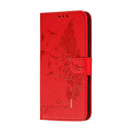 Feather Pattern Litchi Texture Horizontal Flip Leather Case with Wallet & Holder & Card Slots, For LG K41S / K51S, For LG K61, For Huawei Enjoy 20, For Motorola Moto G Stylus