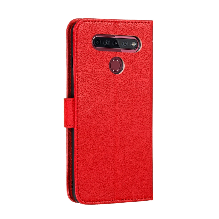Feather Pattern Litchi Texture Horizontal Flip Leather Case with Wallet & Holder & Card Slots, For LG K41S / K51S, For LG K61, For Huawei Enjoy 20, For Motorola Moto G Stylus