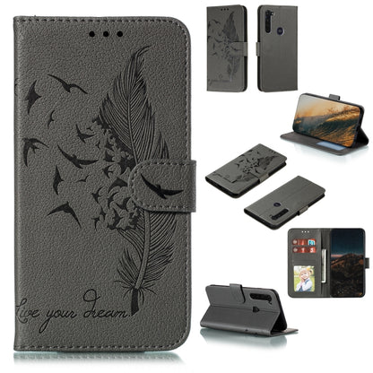 Feather Pattern Litchi Texture Horizontal Flip Leather Case with Wallet & Holder & Card Slots, For LG K41S / K51S, For LG K61, For Huawei Enjoy 20, For Motorola Moto G Stylus