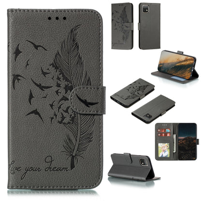 Feather Pattern Litchi Texture Horizontal Flip Leather Case with Wallet & Holder & Card Slots, For LG K41S / K51S, For LG K61, For Huawei Enjoy 20, For Motorola Moto G Stylus