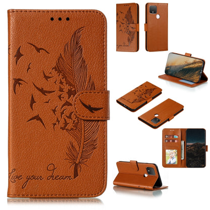 Feather Pattern Litchi Texture Horizontal Flip Leather Case with Wallet & Holder & Card Slots, For Google Pixel 5, For Motorola Moto G5 Plus 5G, For Google Pixel 5 XL, For Motorola Moto G Power
