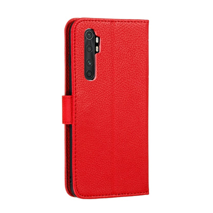 Feather Pattern Litchi Texture Horizontal Flip Leather Case with Wallet & Holder & Card Slots, For Xiaomi Note 10 Lite