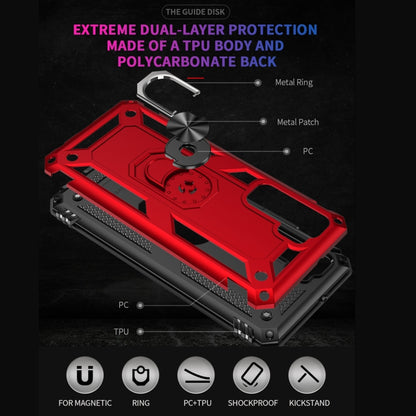 Shockproof TPU + PC Protective Case with 360 Degree Rotating Holder, For Huawei P40 Lite 5G, For Xiaomi Mi 10 Ultra